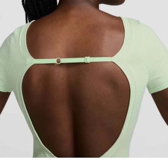 NWT Nike Sportswear Chill Knit Sweater Body Suit Lime Green FN4692 Medium - Picture 7 of 12